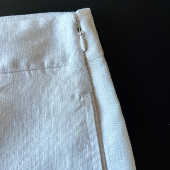 J. Crew 100% linen floral eyelet embroidered trim - Picture 11 of 13